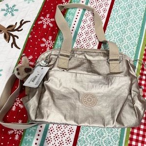 Kipling Felicity Bag Sparkly Gold